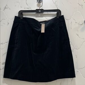 J Crew Velvet A-Line Skirt